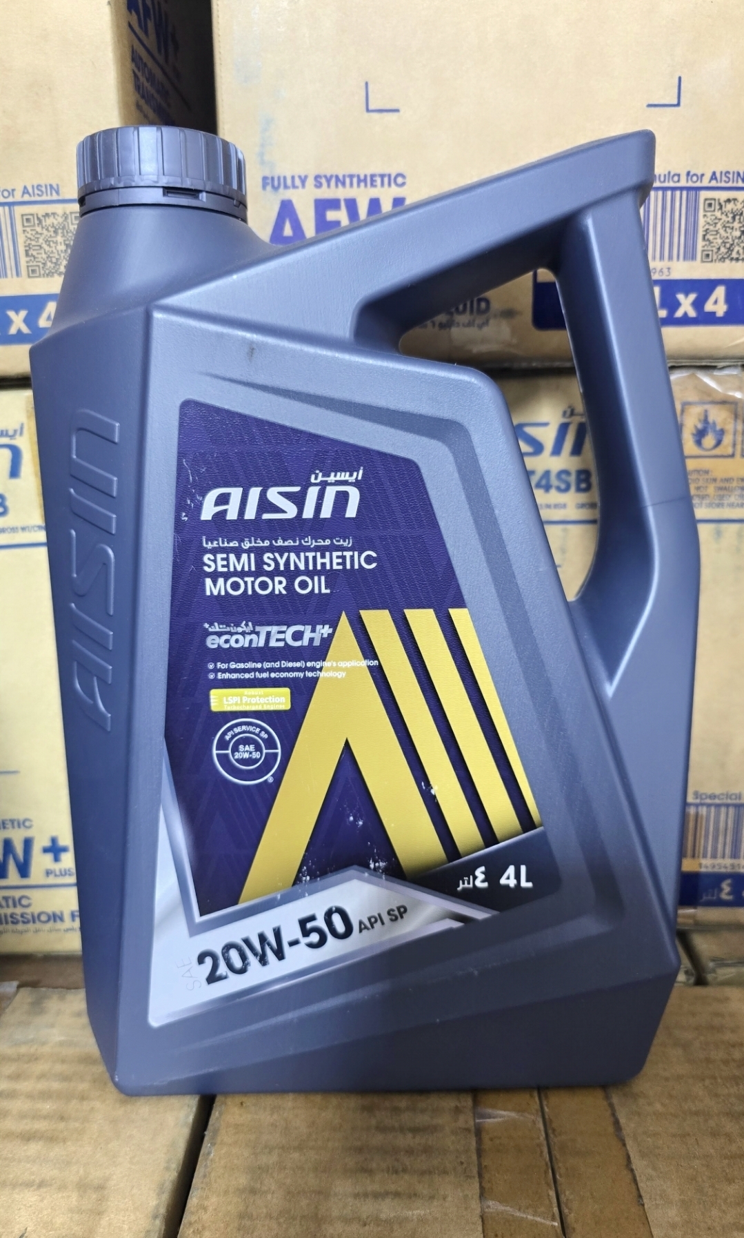 روغن موتور آیسین Aisin مدل SP حجم 4 لیتر (20W-50) ساخت کره