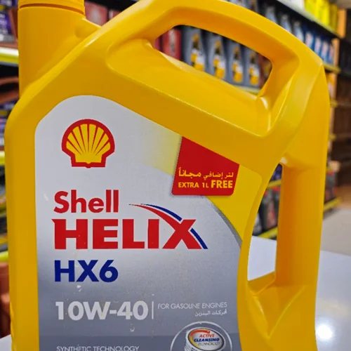 روغن موتور شل  Shell Helix Hx6 10W-40 SN عمان حجم ۵ لیتر
