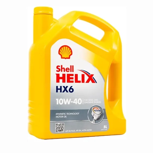 روغن موتور شل Shell Helix Hx6 10W-40 حجم ۵ لیتر