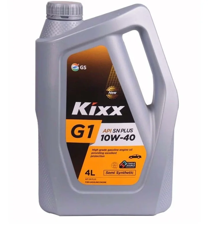روغن موتور کیکس kixx مدل 10W-40 اصلی ساخت کره چهار لیتری